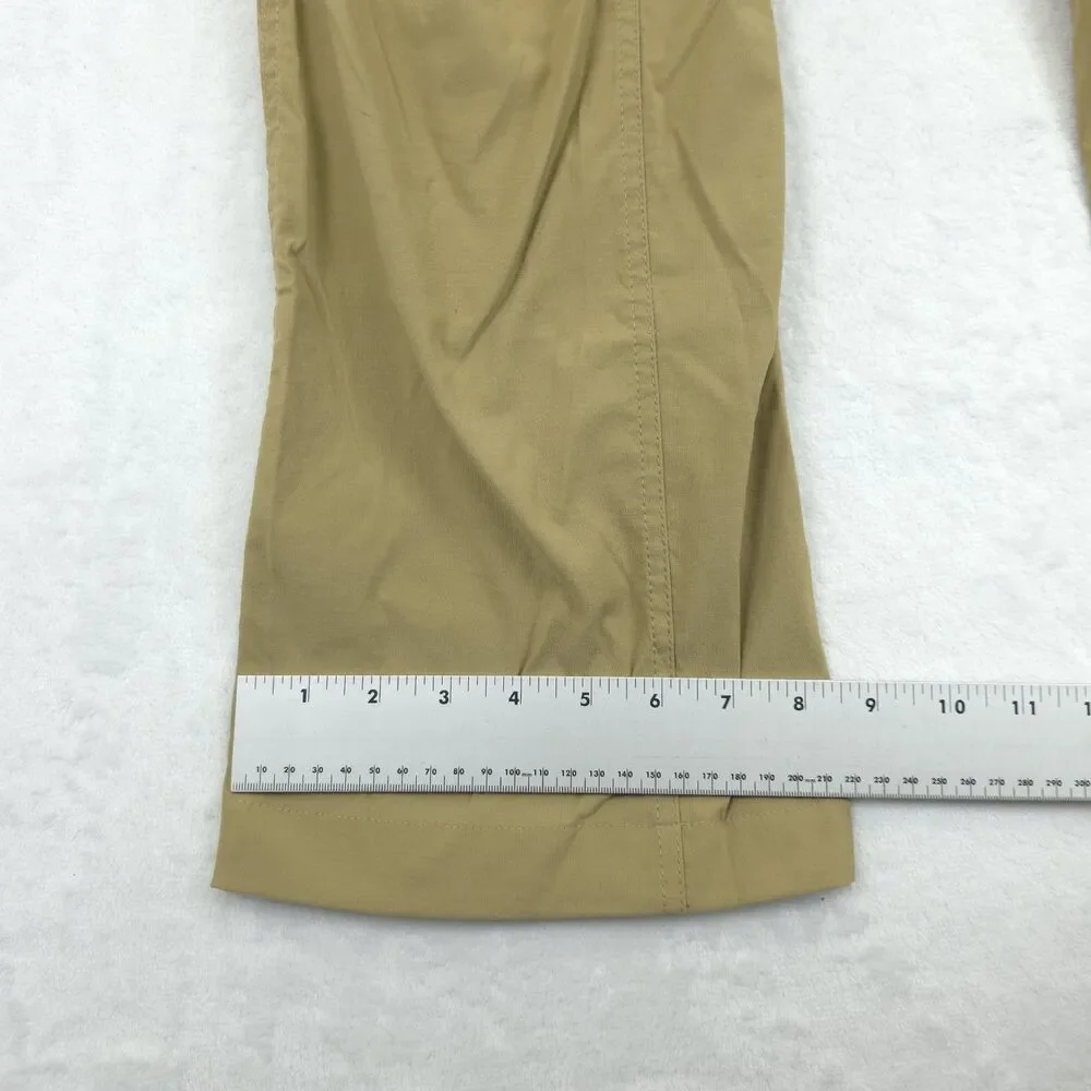 Eddie Bauer First Ascent Guide Pro Pants Mens 32x34 Khaki Tan Hiking Stretch